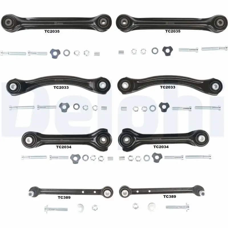 Kit de réparation, bras triangulaire DELPHI TC1600KIT