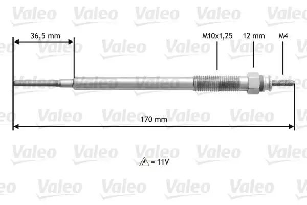 Bougie de préchauffage VALEO 345154