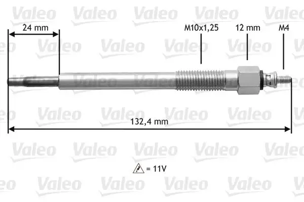 Bougie de préchauffage VALEO 345163