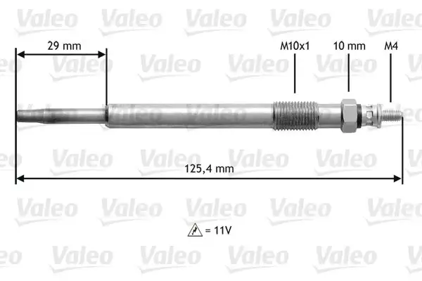 Bougie de préchauffage VALEO 345168