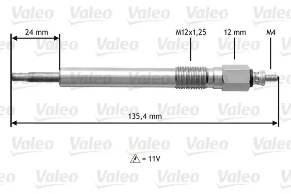 Bougie de préchauffage VALEO 345178