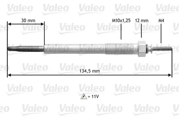 Bougie de préchauffage VALEO 345185