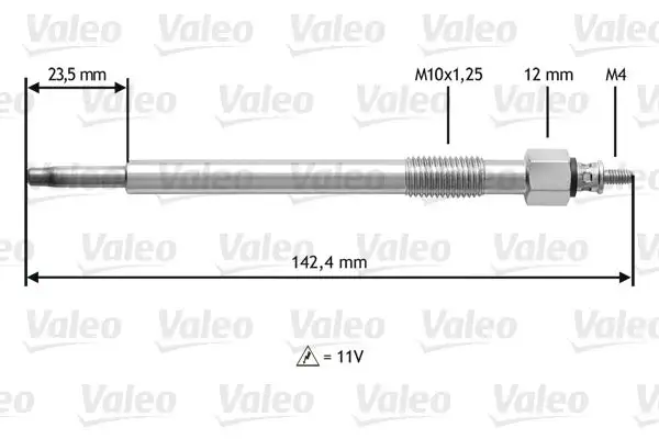 Bougie de préchauffage VALEO 345187