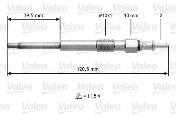 Bougie de préchauffage VALEO 345194