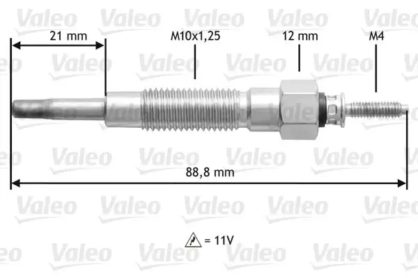 Bougie de préchauffage VALEO 345213