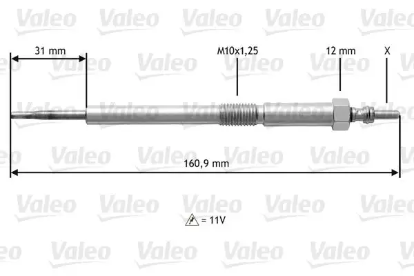 Bougie de préchauffage VALEO 345217