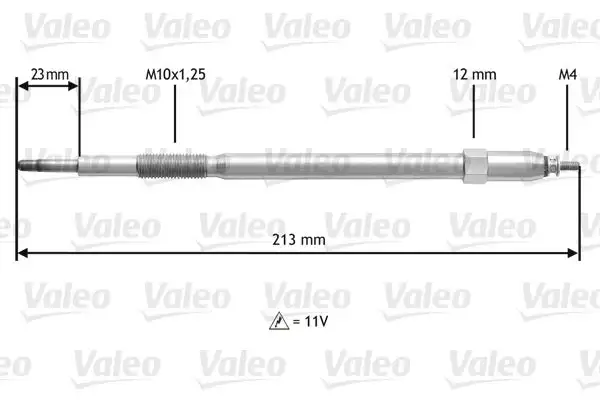 Bougie de préchauffage VALEO 345221