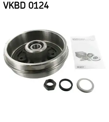 Tambour de frein SKF VKBD 0124