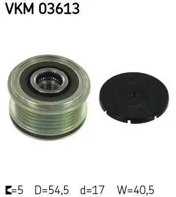 Poulie roue libre, alternateur SKF VKM 03613