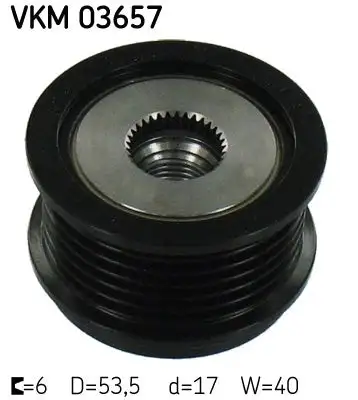 Poulie roue libre, alternateur SKF VKM 03657