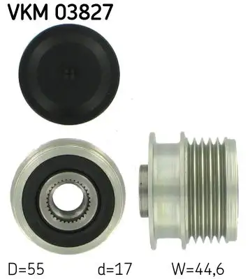 Poulie roue libre, alternateur SKF VKM 03827