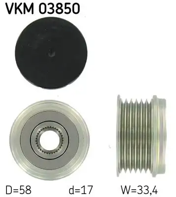 Poulie roue libre, alternateur SKF VKM 03850