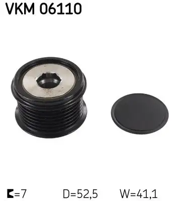 Poulie roue libre, alternateur SKF VKM 06110