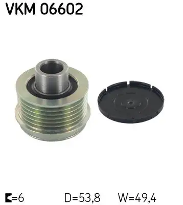 Poulie roue libre, alternateur SKF VKM 06602