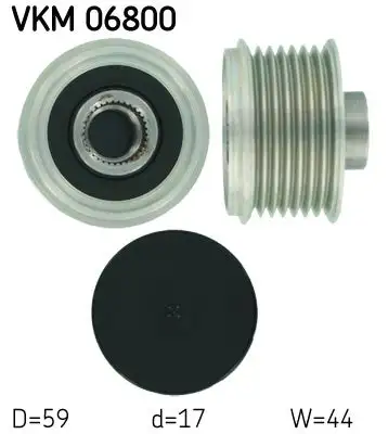 Poulie roue libre, alternateur SKF VKM 06800
