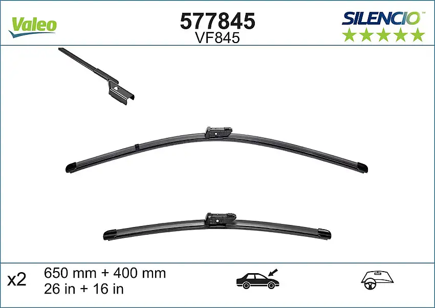 Balai d'essuie-glace VALEO 577845